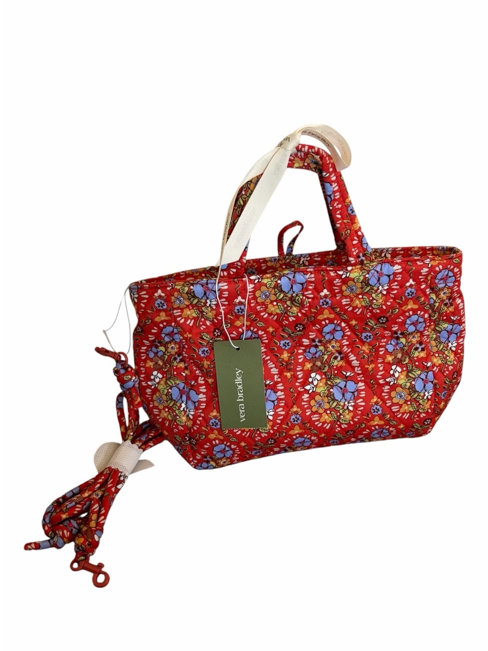 Vera Bradley Mini Hathaway Tote Bag Garden Paisley NWT - Picture 3 of 5